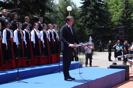 Първа копка за паметника на славянските първоучители